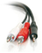 3.5mm to 2rca av audio cable 6FT supplier