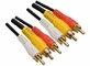 3RCA to 3RCA Cable Audio Cable/Video Cable/RCA Plug /AV cable/RCA cable supplier
