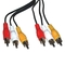 3RCA to 3RCA Cable Audio Cable/Video Cable/RCA Plug /AV cable/RCA cable supplier