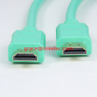 HDMI Cables, AM to AM 1.4, Supports Ethernet, Gold-plated, Blue PVC Molding supplier