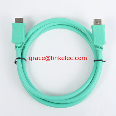 HDMI Cables, AM to AM 1.4, Supports Ethernet, Gold-plated, Blue PVC Molding supplier