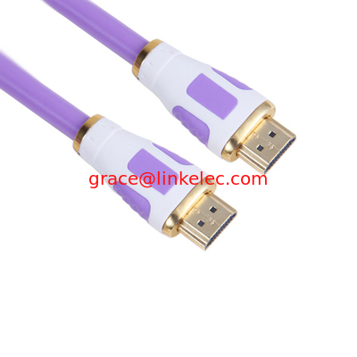 High Quality Dual Color HDMI Cable for TV Support 3D 1080P,1.4V HDMI supplier