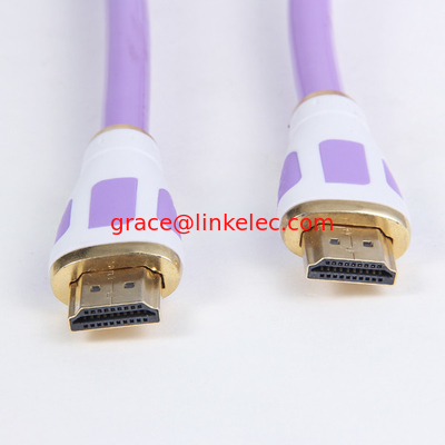 High Quality Dual Color HDMI Cable for TV Support 3D 1080P,1.4V HDMI supplier