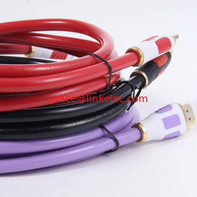 High Quality Dual Color HDMI Cable for TV Support 3D 1080P,1.4V HDMI supplier