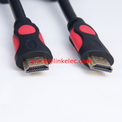 dual color molding hdmi cable with ethernet Ferrite core Supports 3D, Audio Return Channel supplier