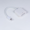 Factory supply mini dp to VGA adapter in white color support 1080p supplier