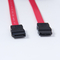 High speed flat red mini sata cable 7pin t0 7pin ,Sata cable 7p female to female supplier