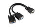 UL Certificated VGA Y Splitter Cable Split 1 VGA to 2VGA,VGA Y extension cable supplier