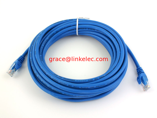 25 foot Cat-5e Patch Cables Stranded Conductors, Snag-resistant RJ-45 Connect supplier