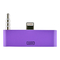 colorful 30pin to 8 Pin AUDIO ADAPTERS converter for iPhone 5 5s 5c Itouch Nano 7 Purple supplier