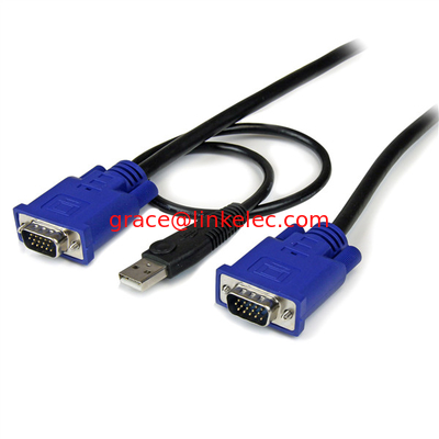 USB VGA 2in1 KVM Cable for any computer equipped with a USB Keyboard and Mouse supplier