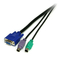 6 ft 3 in 1 PS/2 KVM Cable with high quality supplier