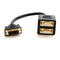 1 ft DVI-I Analog to 2x VGA Video Splitter Cable M/F supplier