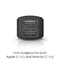 Anker USB 4.8A2.4W Dual Port Car Charger Simultaneous full-speed charging Black supplier