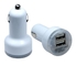 Dual USB LED DC Car Charger 2.1 Amp 1A Auto Adapter COLOR CHOICE For LG G2 White supplier
