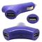 Y shape style Dual USB 2port Car Charger Adapter for The New iPad 3 2 iPhone 5 Blue supplier