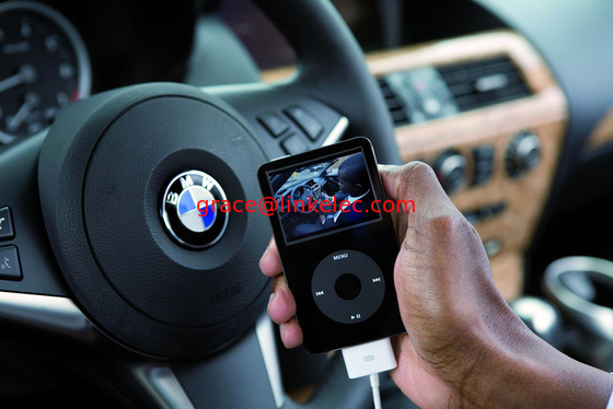 BMW cable Interface AuxInput USB Charge Adapter 30PIN Connector for iPod iPhone Data Cable supplier
