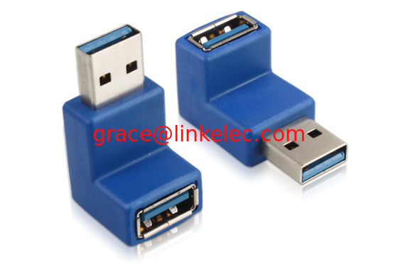 new angle 90 degree USB 3.0 adapter, USB A male to A female adapter